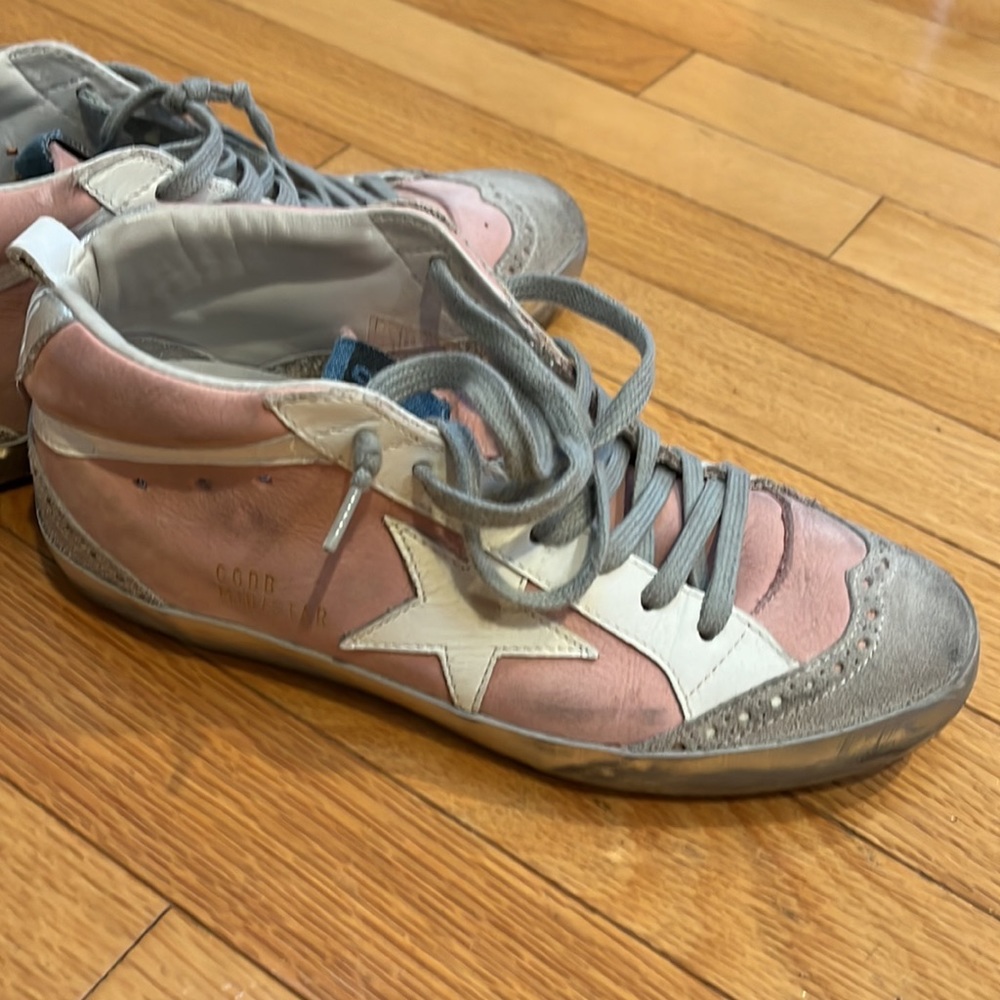 Golden Goose Pink and Gray Women's Shoes - Picture 9 of 16